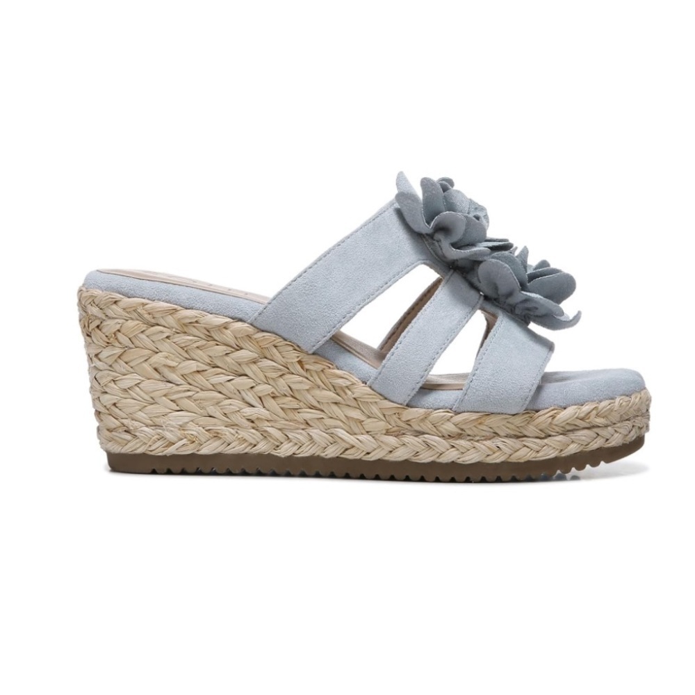 SOUL Naturalizer Womens Oodles-Flower Slip On Heel Wedge Sandals Shoes 8.5M